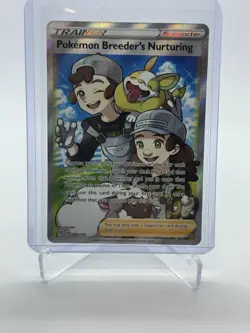 Pokemon Card - Pokemon Breeder's Nurturing (Full Art) Darkness Ablaze 188/189 - Image 1
