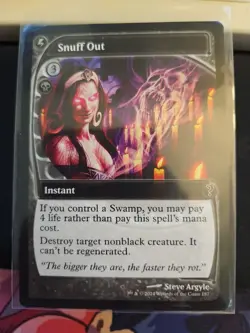 Snuff Out (Future Sight) Mystery Booster 2 Regular Magic MTG MB2 LP - Image 1