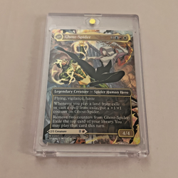 Gwen Stacy Ghost-Spider (0202) (Borderless - Foil) Marvel's Spider-Man MTG - Image 2