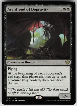 Archfiend of Depravity Starter Commander Decks 067 Rare Creature NM MTG - Image 1