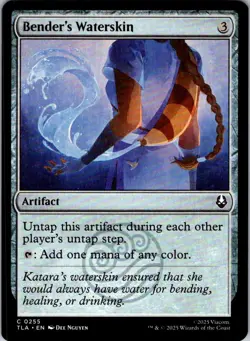 Bender's Waterskin 255 Common Avatar: The Last Airbender Magic: The Gathering NM - Image 1