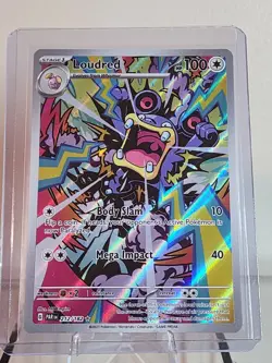 Pokemon TCG: Loudred 212/182 - Paradox Rift ILLUSTRATION RARE - NEAR MINT - Image 1