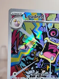 Pokemon TCG: Loudred 212/182 - Paradox Rift ILLUSTRATION RARE - NEAR MINT - Image 3