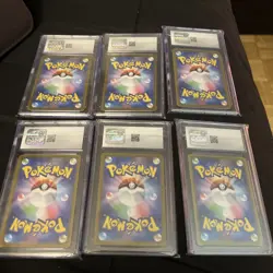 Pokemon TCG Japanese Graded Slab Lot - 6 Cards CGC 10 / 9.5 Gem Mint Alakazam - Image 2