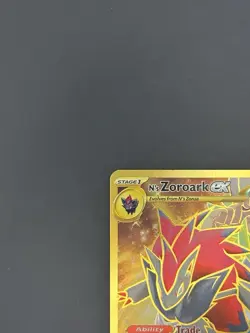 Pokemon N's Zoroark ex 189/159 Journey Together Gold Hyper Rare Full Art Holo NM - Image 5