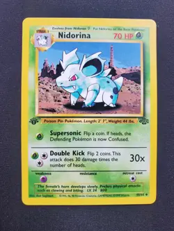 Nidorina - 40/64 - 1st Edition Jungle *NM-LP* TCG Pokemon - Image 1