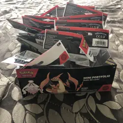 Pokemon Mega Evolution Phantasmal Flames Mini Portfolio Lot Of 12 NEW SEALED - Image 2