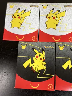 New Sealed 2021 McDonalds Pokemon 25th Anniversary Lot of 5 - Image 2