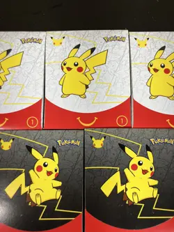 New Sealed 2021 McDonalds Pokemon 25th Anniversary Lot of 5 - Image 3