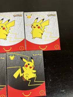 New Sealed 2021 McDonalds Pokemon 25th Anniversary Lot of 5 - Image 4