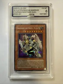 2003 YU-GI-OH SDD PROMO VALKYRION THE MAGNA WARRIOR #SDD-001 AGS 6 EX-MT - Image 1