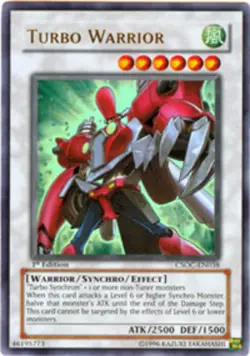 1x (LP) Turbo Warrior - CSOC-EN038 - Ultra Rare - Unlimited Edition YuGiOh - Image 1