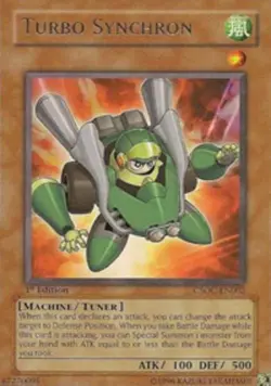 1x (NM) Turbo Synchron - CSOC-EN002 - Rare - Unlimited Edition YuGiOh - Image 1