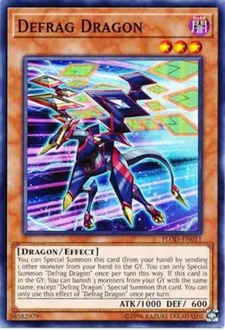 1x (NM) Defrag Dragon - FLOD-EN011 - Common - Unlimited Edition YuGiOh - Image 1