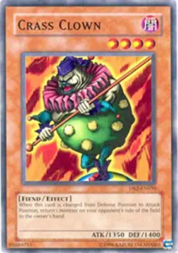 1x (LP) Crass Clown - DB2-EN050 - Common - Unlimited Edition YuGiOh - Image 1