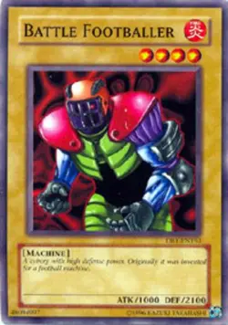 1x (NM) Battle Footballer - DR1-EN163 - Common - Unlimited Edition YuGiOh - Image 1