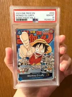 PSA 10 Monkey.D.Luffy (Event Pack Vol. 2) P-033 One Piece Promotion Cards Foil - Image 1