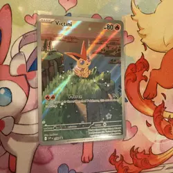 Pokemon Victini 208 Black Star Promo SV11: Black Bolt & White Flare MINT/NM - Image 1