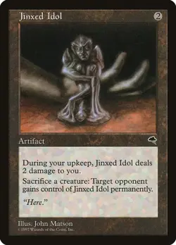 JINXED IDOL Tempest MTG Magic the Gathering NM - Image 1