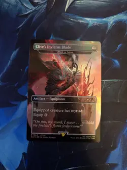 Clive's Invictus Blade [Blade of Selves] Rainbow Foil MTG Final Fantasy x SLD - Image 1