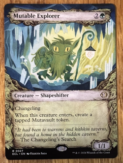MTG Lorwyn Eclipsed, Mutable Explorer - Showcase - Image 1
