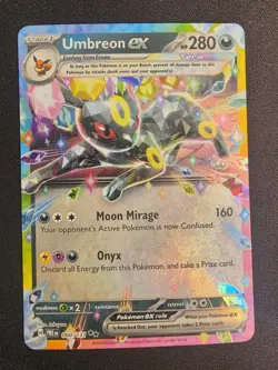 Umbreon ex NM 060/131 Sv: Prismatic Evolutions Pokemon TCG Holo - Image 1