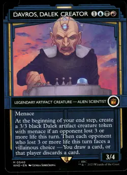 1x Davros, Dalek Creator (Showcase) - Universes Beyond: Doctor Who NM - MTG - Image 1