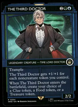 1x The Third Doctor (Showcase) - Universes Beyond: Doctor Who NM - MTG - Image 1