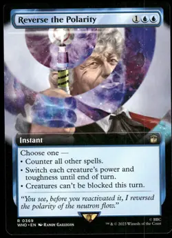 1x Reverse the Polarity (Extended Art) - Universes Beyond: Doctor Who - NM - MTG - Image 1