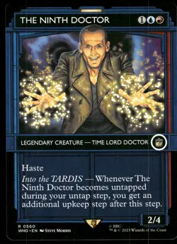 1x The Ninth Doctor (Showcase) - Universes Beyond: Doctor Who - NM - MTG - Image 1