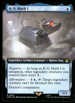 1x K-9, Mark I (Extended Art) - Universes Beyond: Doctor Who - NM - MTG - Image 1