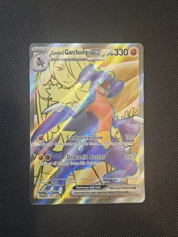 Cynthia’s Garchomp ex 204 Black Star Promo Full Art Pokemon: Destined Rivals NM - Image 1