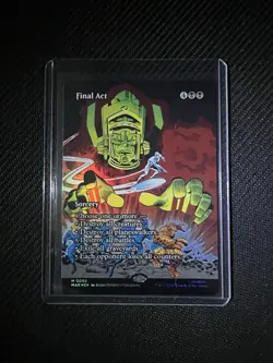 Final Act (Borderless) 66 Marvel Universe Eternal-Legal Foil NM - Image 1