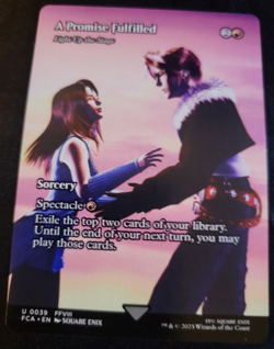 Showcase A Promise Fulfilled # 39 FCA Final Fantasy Set Magic The Gathering MTG - Image 1