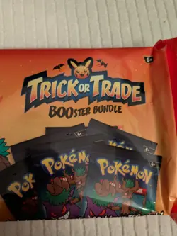 Pokemon Trick or Trade Booster Bundle Sealed 35 Mini Packs Halloween TCG - Image 2