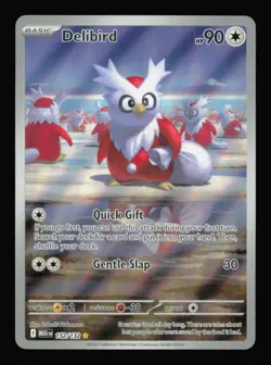 Delibird 152/132 Illustration Rare Mega Evolution Pokemon Holo NM - Image 1