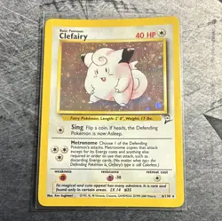 Pokemon TCG Clefairy Holo Rare 6/130 Jungle Set WOTC 1999 English 40 HP - Image 1