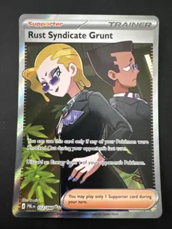 Rust Syndicate Grunt 112/084 - Full Art Rare - Pokemon TCG - Pitch Black - Image 1