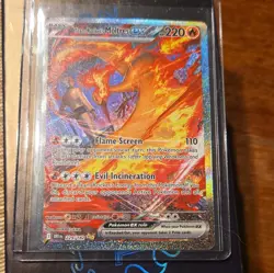 Team Rocket's Moltres ex 229/182 SV10 Destined Rivals SIR Full Art Holo ENG - Image 1