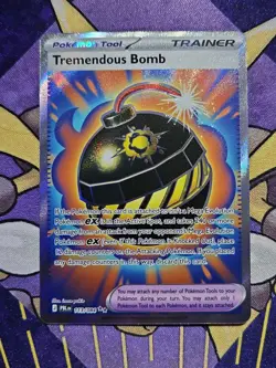 Tremendous Bomb 113/084 Full Art UR Pitch Black Pokemon TCG NM - Image 1
