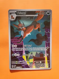 Thievul 092/084 Illustration Rare Gold Star full art Pitch Black Pokemon 2026 - Image 1