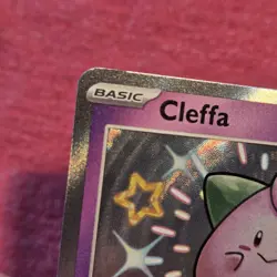 Pokemon Paldean Fates: Shiny Cleffa Holo 150/091 - NM - Image 2