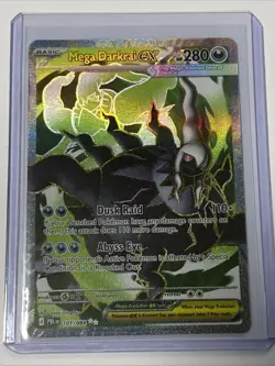 Pokemon Mega Darkrai EX 101/084 Pitch Black Full Art Holo Ultra Rare NM - Image 1