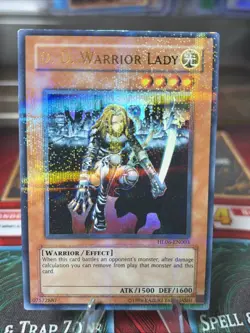 D.D. Warrior Lady Ultra Rare Parallel Rare Hobby League 6 HL06-EN003 NM/VLP - Image 1
