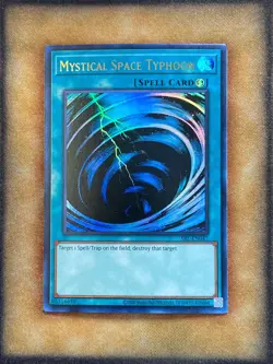 Yugioh Mystical Space Typhoon SRL-EN047 Ultra Rare 25th Anniversary NM - Image 1