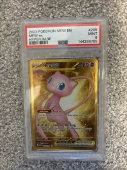 Pokemon TCG Holo Ultra Rare Mew 205/165 Scarlet & Violet 151 Psa 9 - Image 1