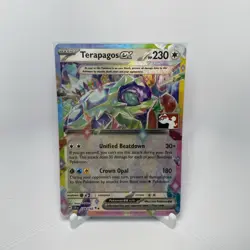 Terapagos ex - (Series 7) Double Rare Prize Pack Series Cards 128/142 NM - Image 1