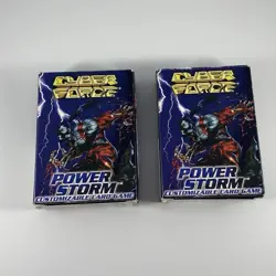 Power Storm - Cyber Force Starter Card Game Decks - Top Cow LOT OF 2 - Image 1