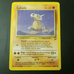 CUBONE 70/130 - VINTAGE WOTC Pokemon Card - BASE SET 2 - NM/M - Image 1