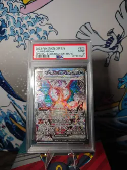 2023 Pokemon Charizard ex 223/197 Special Illustration Rare OBF EN PSA 9 - Image 1